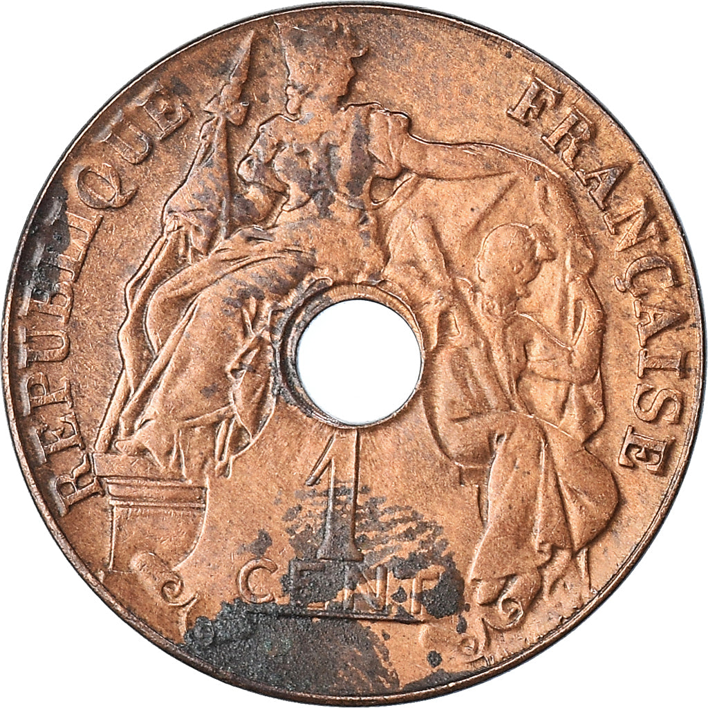 Coin, FRENCH INDO-CHINA, Cent, 1920, San Francisco, EF(40-45), Bronze, KM:12.2