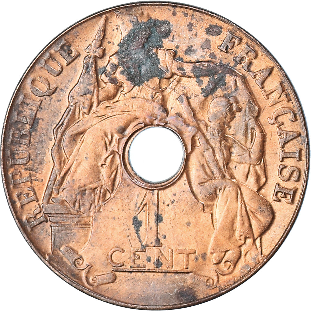 Monnaie, Indochine française, Cent, 1920, San Francisco, TB+, Bronze, KM:12.2