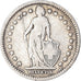 Moneta, Svizzera, 2 Francs, 1886, Bern, MB, Argento, KM:21