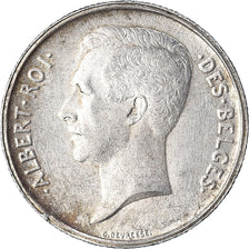 Coin, Belgium, Albert I, 2 Francs, 2 Frank, 1911, EF(40-45), Silver, KM:74