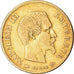 Moneda, Francia, Napoleon III, 10 Francs, 1857, Paris, BC+, Oro, KM:784.3