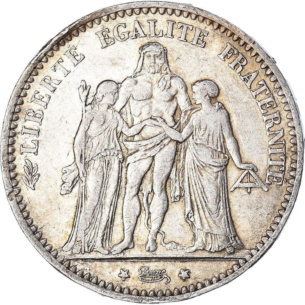 Coin, France, Hercule, 5 Francs, 1874, Paris, EF(40-45), Silver, KM:820.1