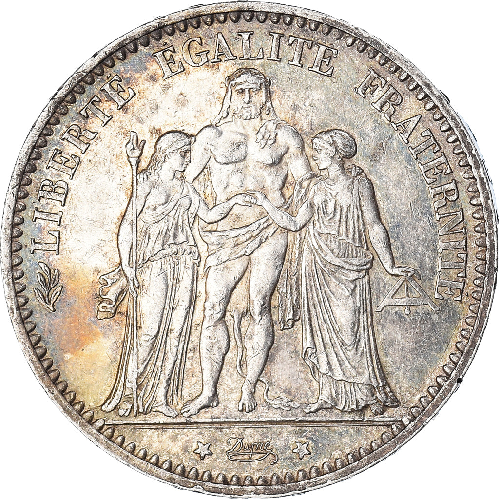 Coin, France, Hercule, 5 Francs, 1874, Paris, EF(40-45), Silver, KM:820.1