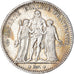 Moeda, França, Hercule, 5 Francs, 1875, Paris, EF(40-45), Prata, KM:820.1