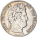 Moneta, Francia, Louis-Philippe, 5 Francs, 1835, Rouen, MB, Argento, KM:749.2