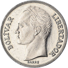 Moneda, Venezuela, 5 Bolivares, 1988, MBC+, Níquel, KM:53.2