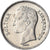 Coin, Venezuela, 5 Bolivares, 1989, Werdohl, AU(50-53), Nickel Clad Steel