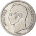 Moneda, Venezuela, Gram 25, 5 Bolivares, 1886, BC+, Plata, KM:24.1