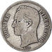 Monnaie, Venezuela, Gram 25, 5 Bolivares, 1888, TB, Argent, KM:24.1