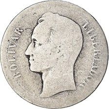 Monnaie, Venezuela, Gram 10, 2 Bolivares, 1894, B, Argent, KM:23