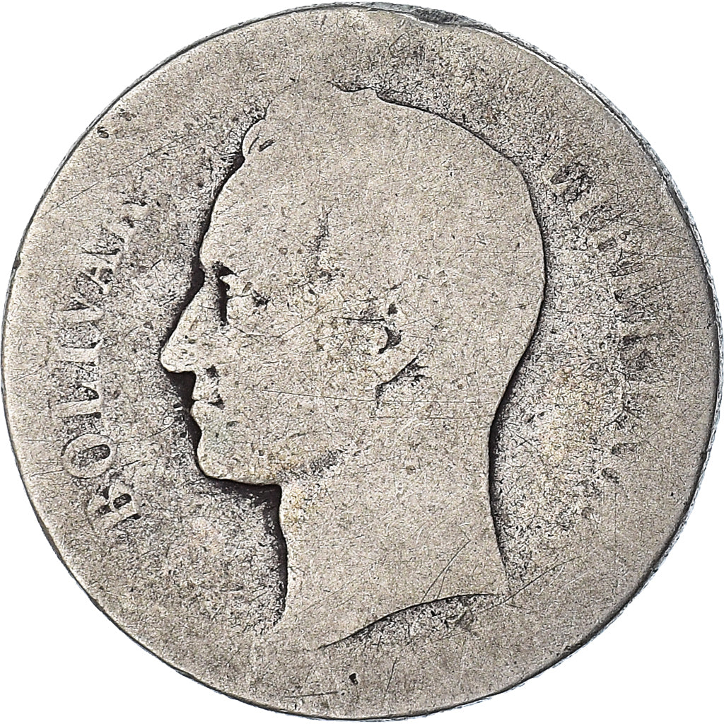 Monnaie, Venezuela, Gram 10, 2 Bolivares, 1900, B, Argent, KM:23