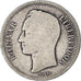 Coin, Venezuela, Gram 10, 2 Bolivares, 1902, F(12-15), Silver, KM:23