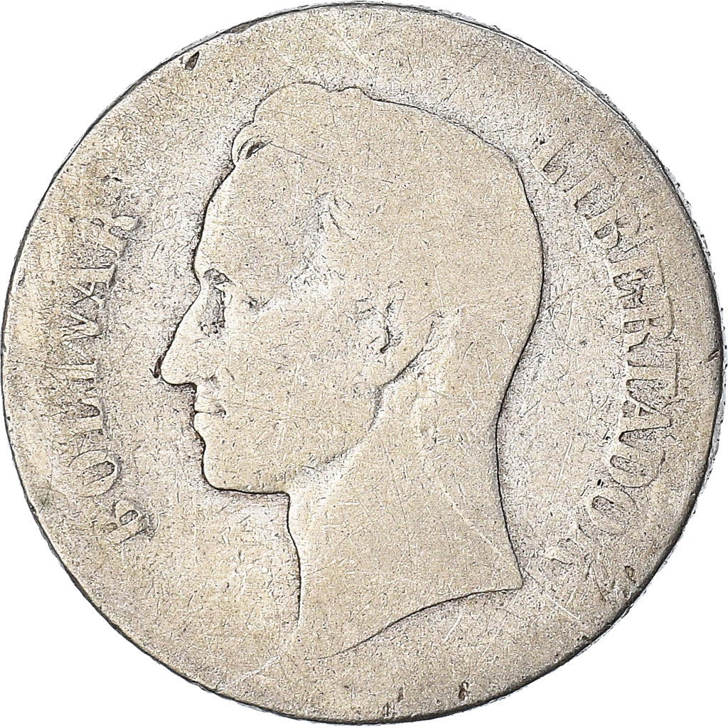 Monnaie, Venezuela, Gram 10, 2 Bolivares, 1904, B, Argent, KM:23