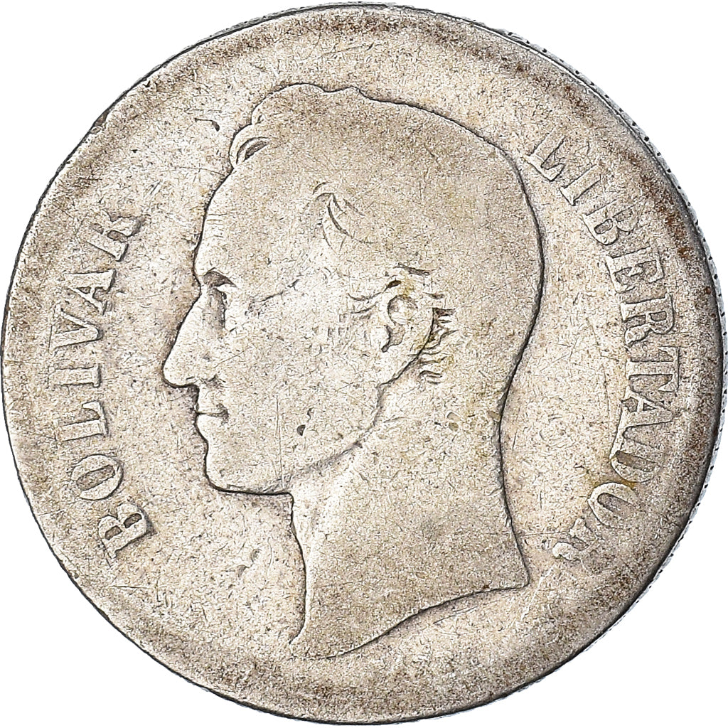 Coin, Venezuela, Gram 10, 2 Bolivares, 1904, F(12-15), Silver, KM:23