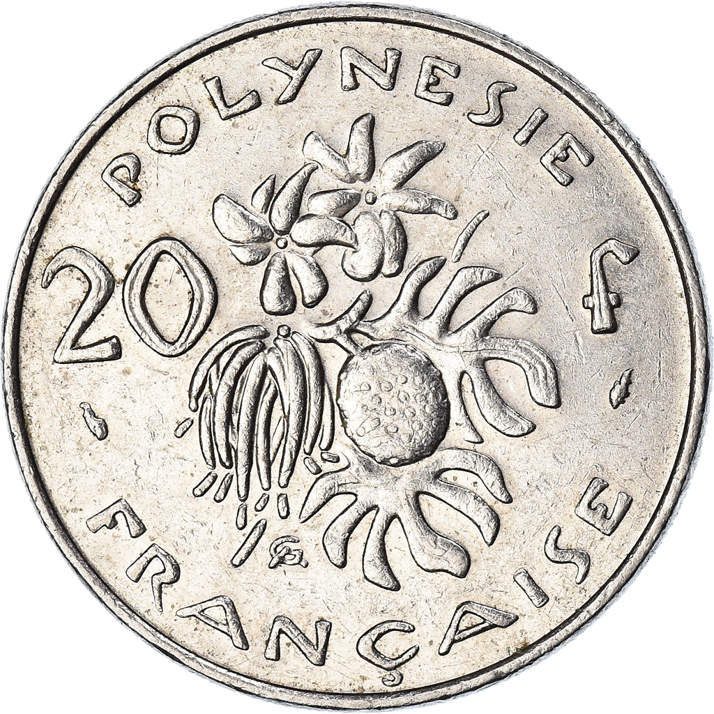 Coin, French Polynesia, 20 Francs, 1983, Paris, EF(40-45), Nickel, KM:9