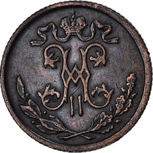 Münze, Russland, Nicholas II, 1/2 Kopek, 1897, St. Petersburg, SS, Kupfer