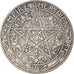Coin, Morocco, Yusuf, Franc, 1921, bi-Bariz, Paris, EF(40-45), Nickel, KM:36.1