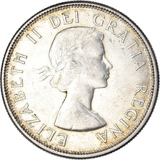 Monnaie, Canada, Elizabeth II, 50 Cents, 1959, Royal Canadian Mint, Ottawa