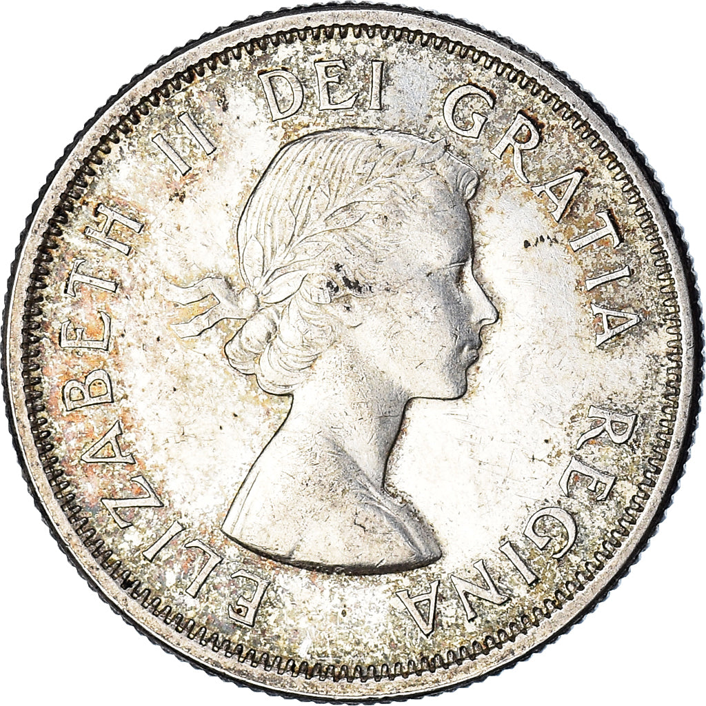 Coin, Canada, 25 Cents, 1963, Ottawa, EF(40-45), Silver, KM:52