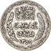 Coin, Tunisia, Ahmad Pasha Bey, 5 Francs, 1936/AH1355, Paris, EF(40-45), Silver