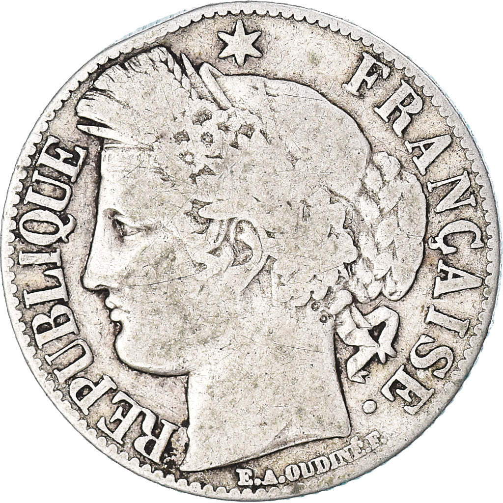 Münze, Frankreich, Cérès, Franc, 1887, Paris, S, Silber, KM:822.1