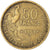 Moneda, Francia, Guiraud, 50 Francs, 1951, Beaumont - Le Roger, MBC, Aluminio -