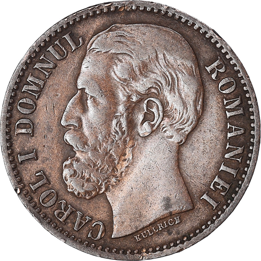 Coin, Romania, Carol I, 2 Bani, 1879, Bucharest, EF(40-45), Copper, KM:11.2