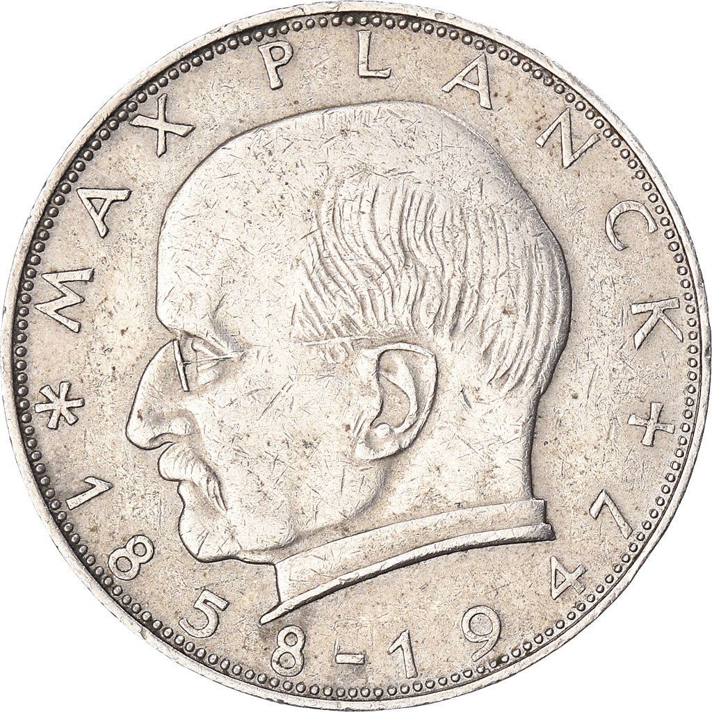 Coin, GERMANY - FEDERAL REPUBLIC, 2 Mark, 1962, Munich, EF(40-45)