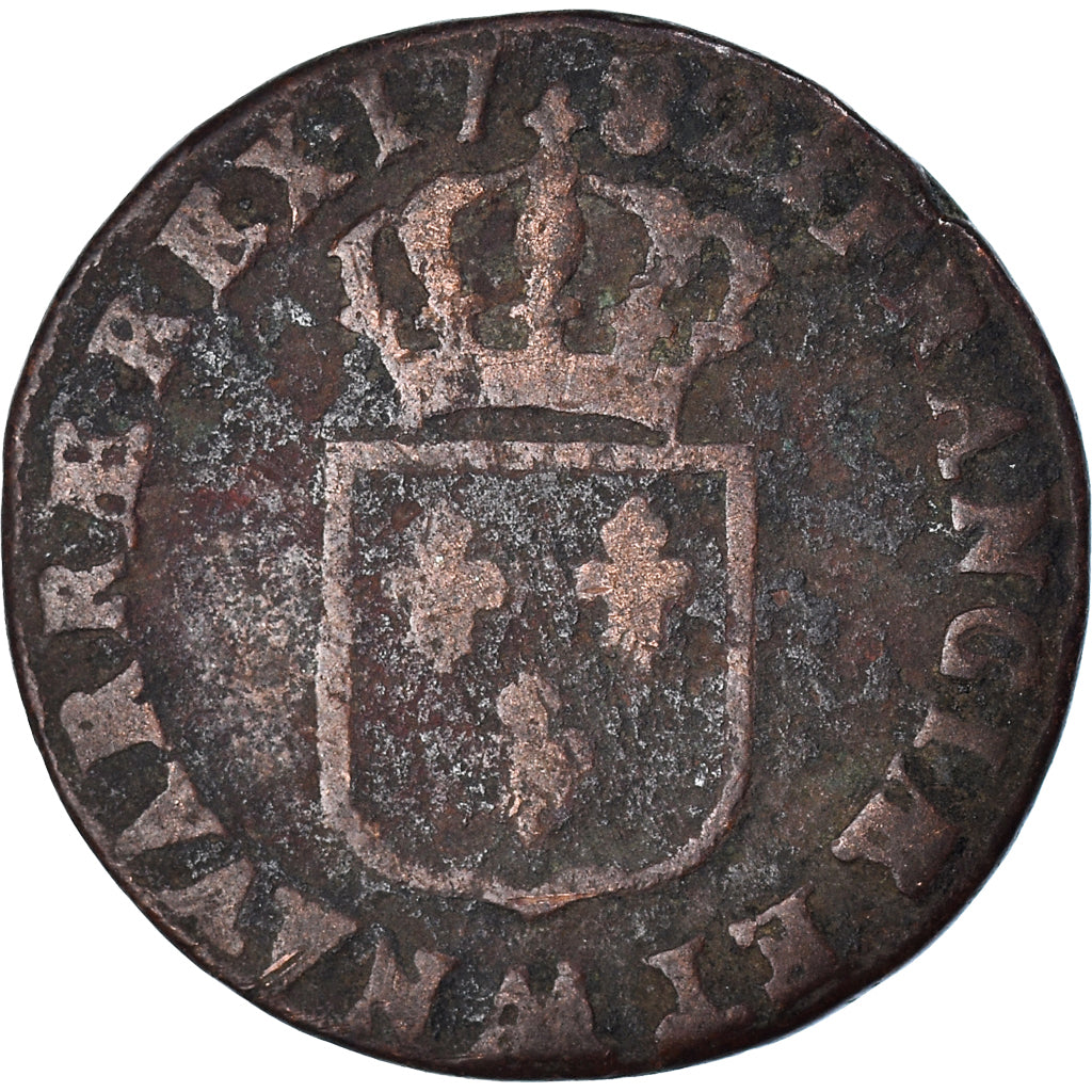 Munten, Frankrijk, Louis XVI, Sol, 1782, Metz, ZG+, Koper, KM:578.2, Gadoury:350