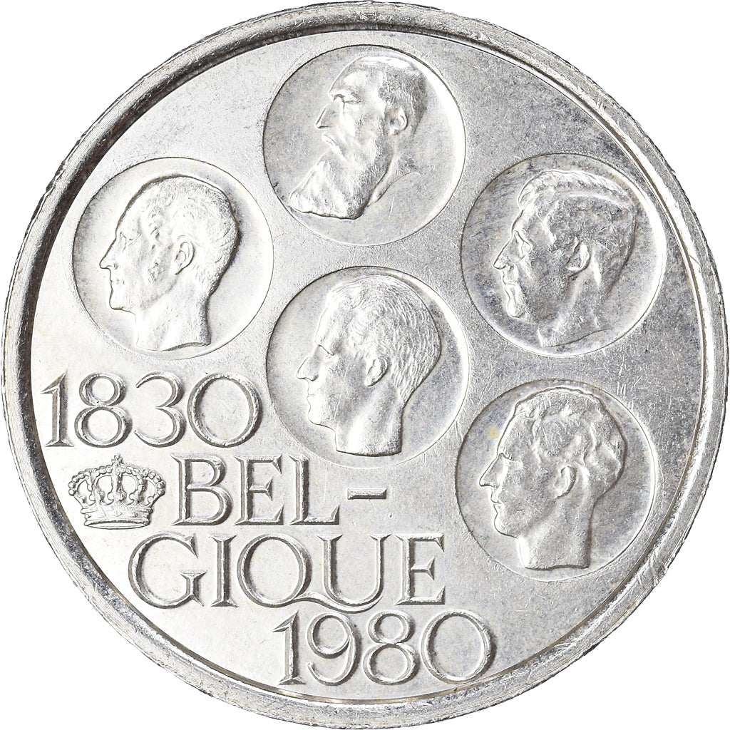 Münze, Belgien, Baudouin I, 500 Francs, 500 Frank, 1980, Brussels, VZ, Silver