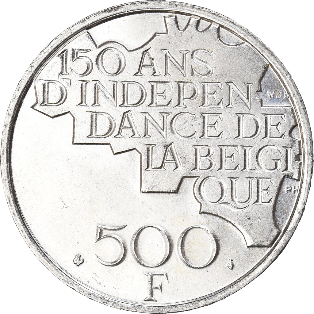 Monnaie, Belgique, Baudouin I, 500 Francs, 500 Frank, 1980, Bruxelles, SUP