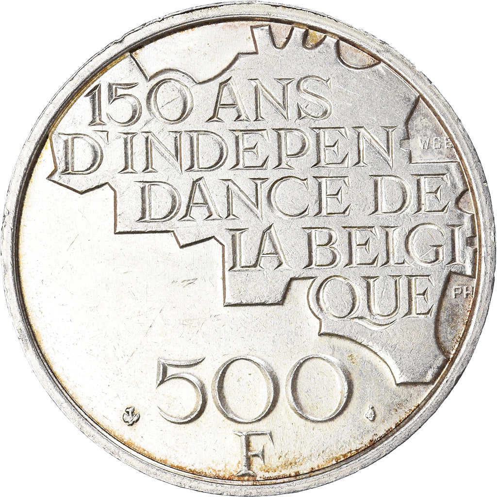 Coin, Belgium, Baudouin I, 500 Francs, 500 Frank, 1980, Brussels, AU(55-58)