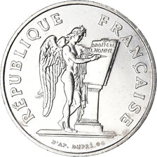 Coin, France, Droits de l'Homme, 100 Francs, 1989, AU(55-58), Silver, KM:970