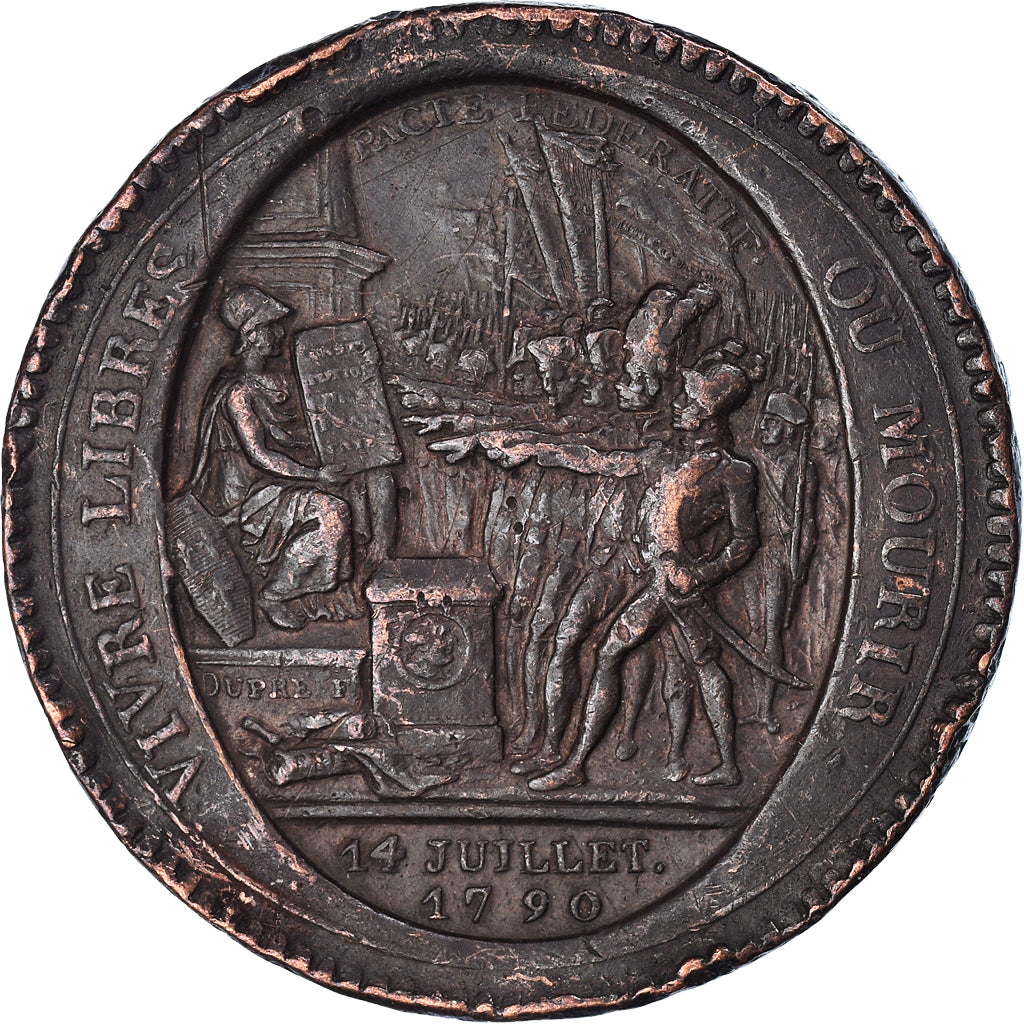 Coin, France, 5 Sols, 1792, Birmingham, VF(20-25), Bronze, KM:Tn31, Brandon:223e