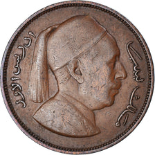 Coin, Libya, Idris I, 2 Milliemes, AH 1371/1952, EF(40-45), Bronze, KM:2