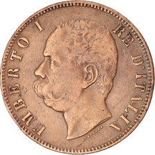 Coin, Italy, Umberto I, 10 Centesimi, 1893, Birmingham, EF(40-45), Copper