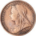 Coin, Great Britain, Victoria, Penny, 1899, VF(30-35), Bronze, KM:790