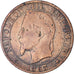 Monnaie, France, Napoleon III, 5 Centimes, 1863, Paris, TB, Bronze, Gadoury:155