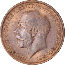 Moneta, Wielka Brytania, George V, Penny, 1911, EF(40-45), Brązowy, KM:810