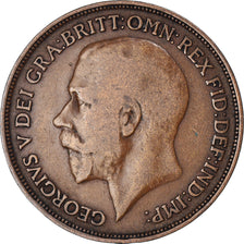Coin, Great Britain, George V, Penny, 1914, VF(30-35), Bronze, KM:810
