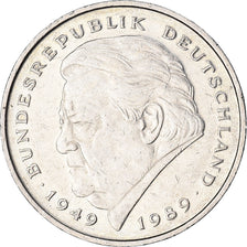 Moneta, GERMANIA - REPUBBLICA FEDERALE, 2 Mark, 1992, Berlin, BB+, Nichel
