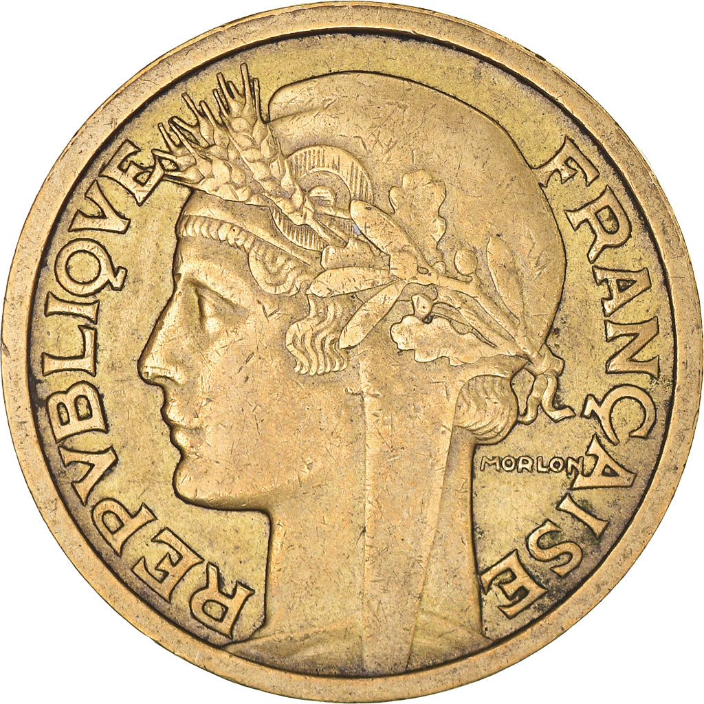 Moneta, Francia, Morlon, 2 Francs, 1935, BB, Alluminio-bronzo, KM:886