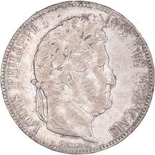 Coin, France, Louis-Philippe, 5 Francs, 1832, Paris, EF(40-45), Silver
