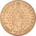 Moeda, França, Hugues Capet, 10 Francs, 1987, AU(50-53), Níquel-Bronze