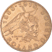 Münze, Frankreich, Roland Garros, 10 Francs, 1988, SS+, Aluminum-Bronze