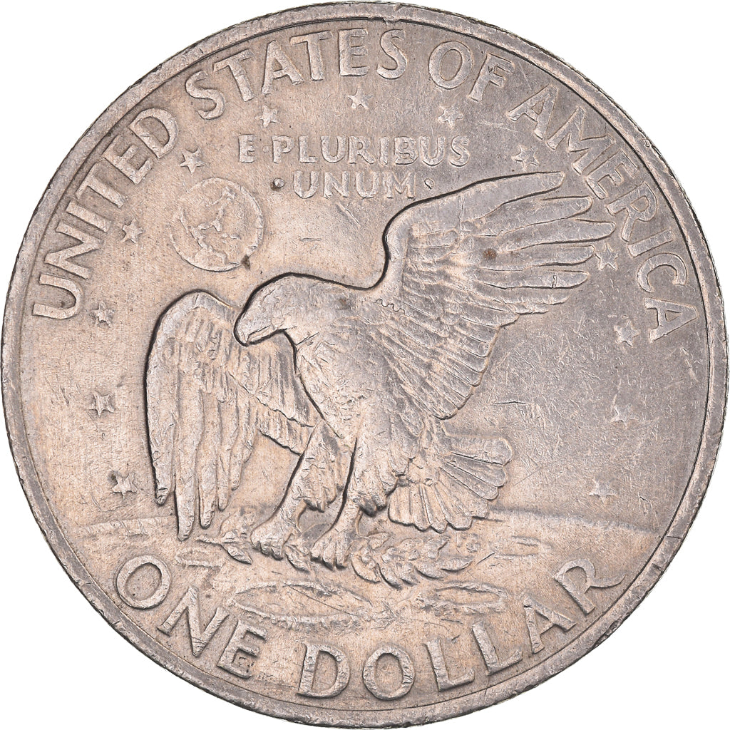 Coin, United States, Eisenhower, Dollar, 1971, Denver, AU(50-53), Copper-Nickel