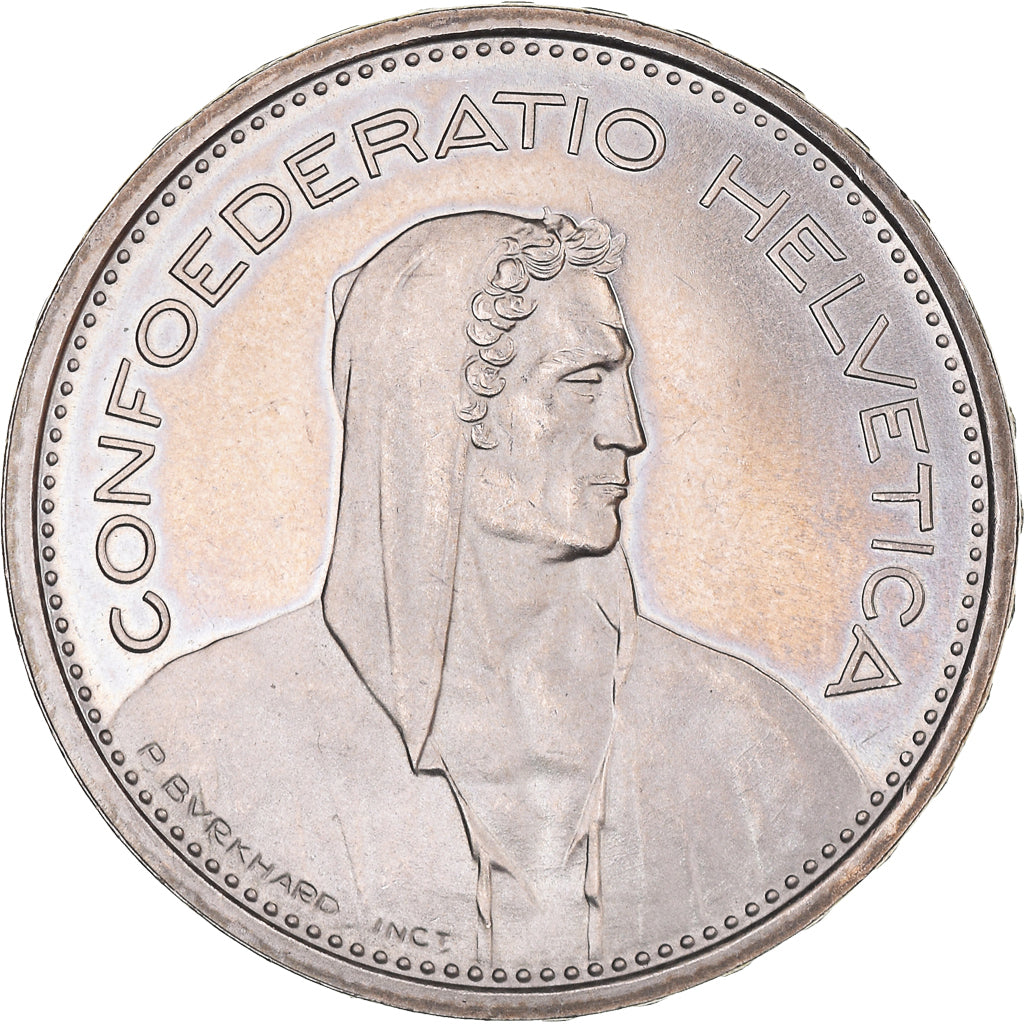 Coin, Switzerland, 5 Francs, 1979, Bern, Proof, MS(63), Copper-nickel, KM:40a.1