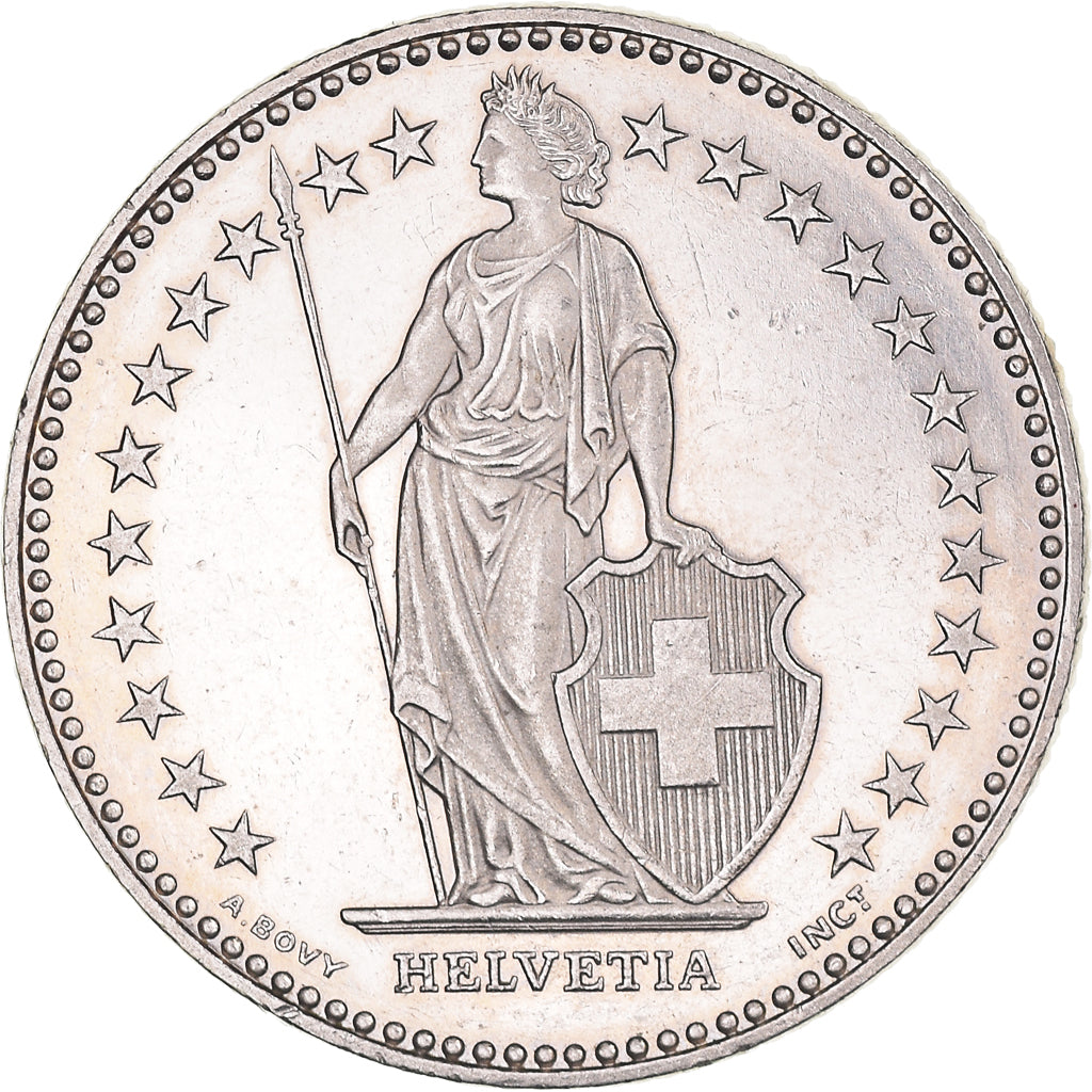 Coin, Switzerland, 2 Francs, 1996, Bern, Proof, MS(63), Copper-nickel, KM:21a.3