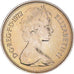 Moneda, Gran Bretaña, Elizabeth II, 5 New Pence, 1972, SC+, Cobre - níquel