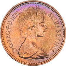 Moneda, Gran Bretaña, Elizabeth II, New Penny, 1972, SC+, Bronce, KM:915